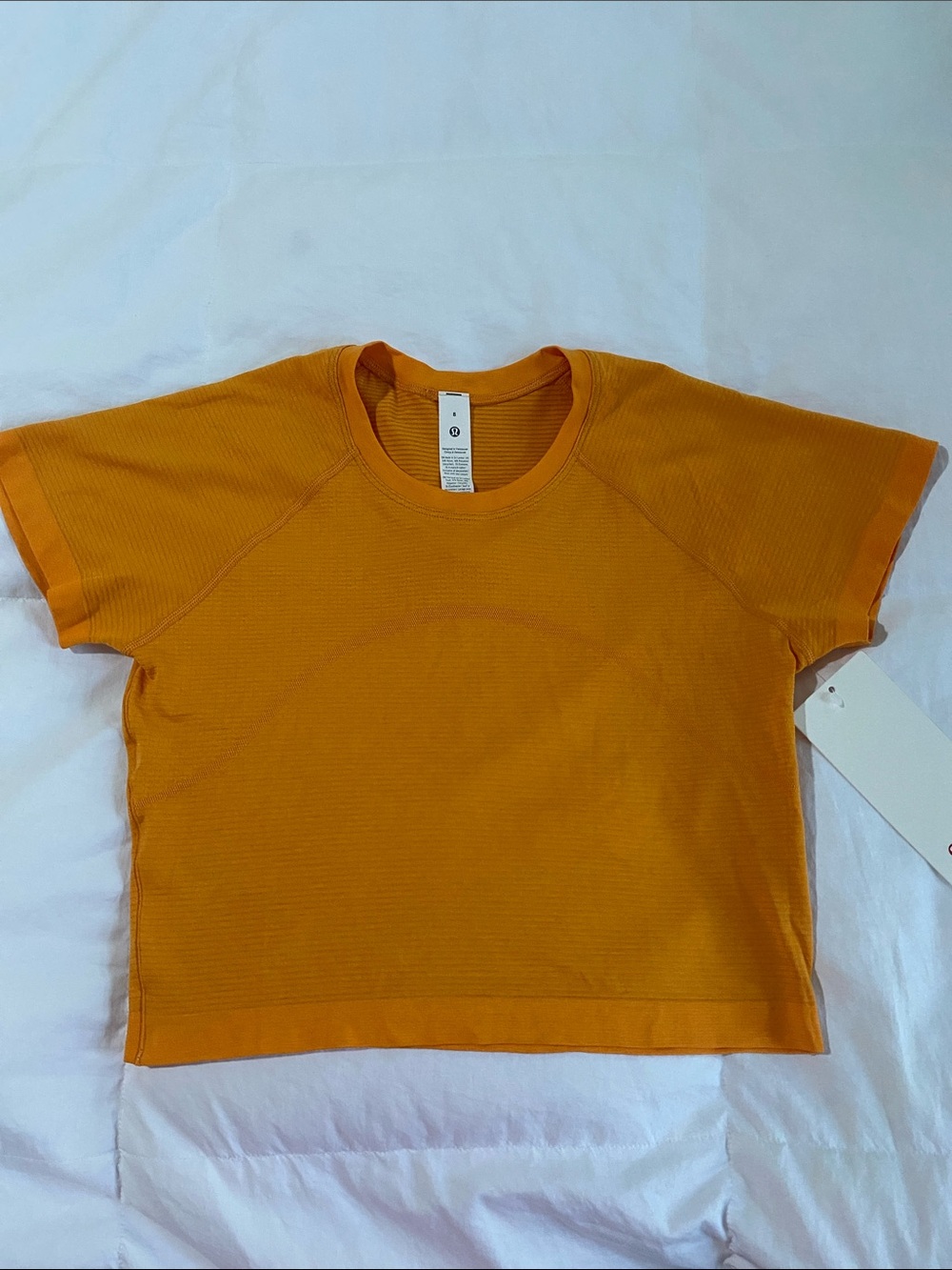 NWT Lululemon Swiftly Tech Cropped Short Sleeve 2.0